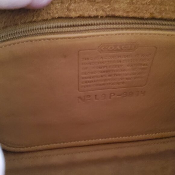 Never Used in Box with Tags 1999 Vintage Coach Sutton Zip 9814 in Camel - Picture 6 of 16